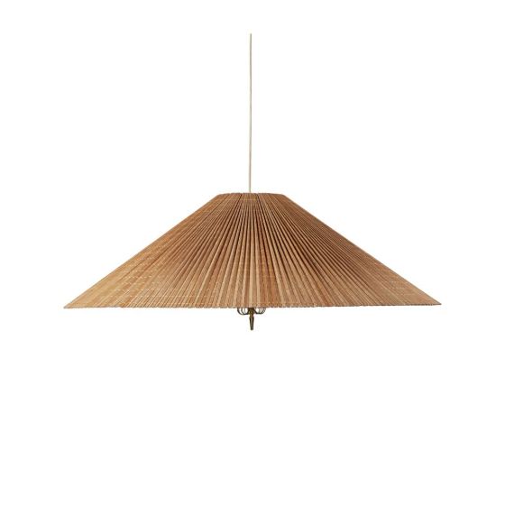 1972 Pendant Lamp Ø90 - Brass/Bamboo