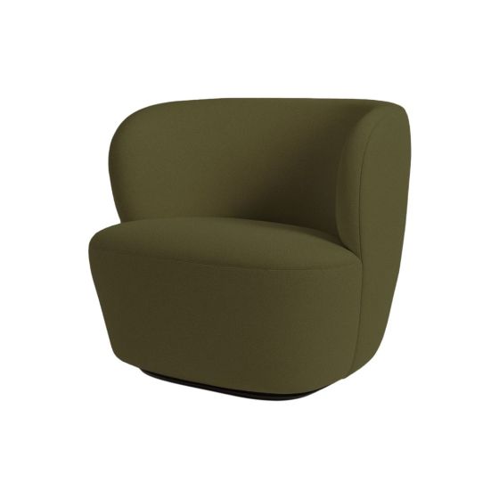 Stay Lounge Chair L Black Base - Fully Upholstered Grain Gabriel 68259