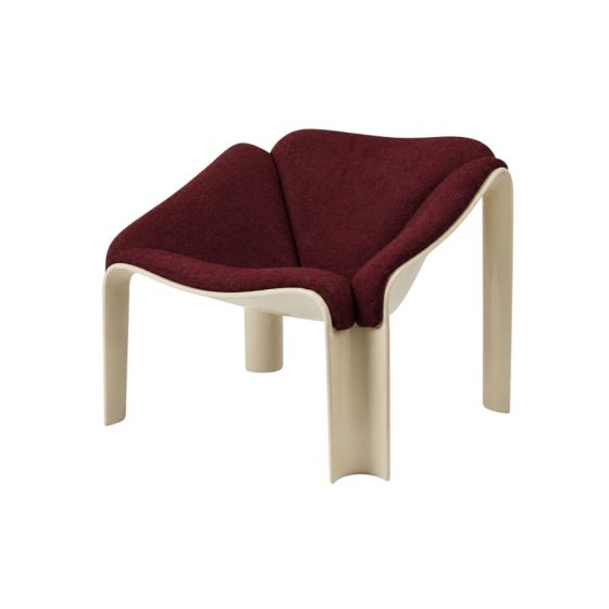F300 Lounge Chair - Pastel Green Base, Upholstery Belsuede 025