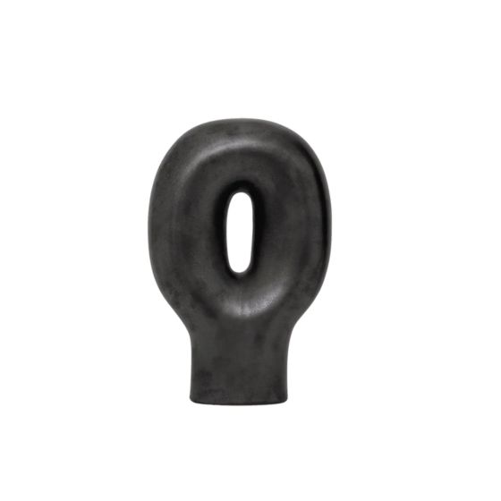 Decorative object Orobie - Ceramic Black