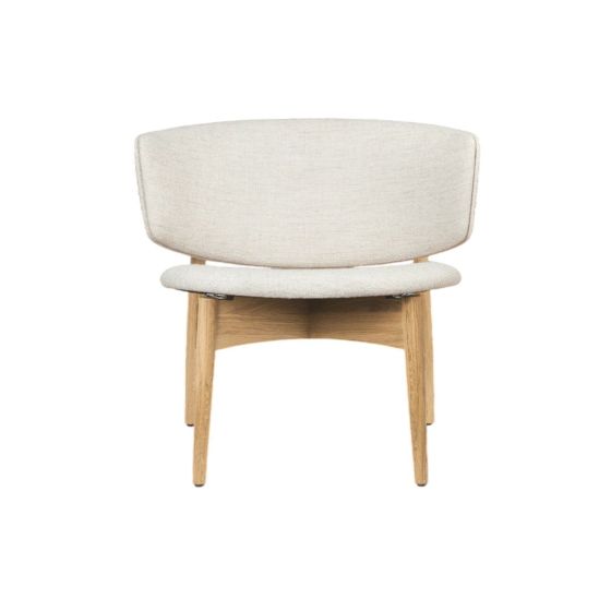 Herman Lounge Chair Wood - Upholstery Boucle Off-White/Oak Natural