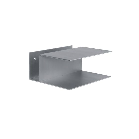 Lager Bedside Table - Aluminium
