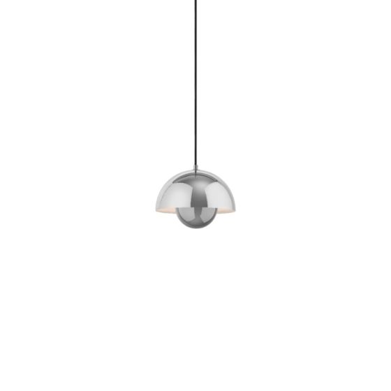 Flowerpot Pendant VP1  A 23 Cm - Chrome-Plated