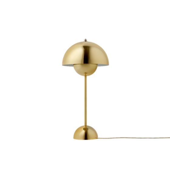 Flowerpot Table Lamp VP3, Brass-Plated