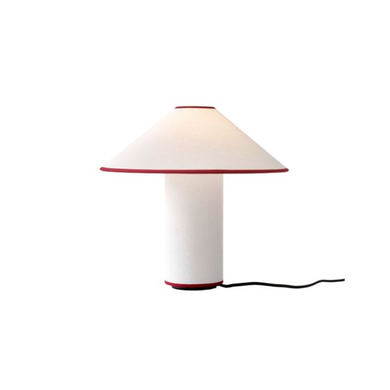 Colette Table Lamp ATD6 - White & Merlot