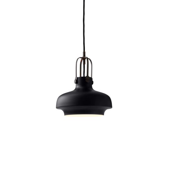 Copenhagen Pendant SC6 Ø20 Cm - Matt Black & Bronzed Brass