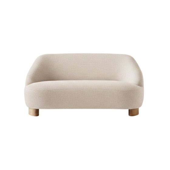Margas Sofa LC3 2-seater - Oiled oak legs Barnum 24