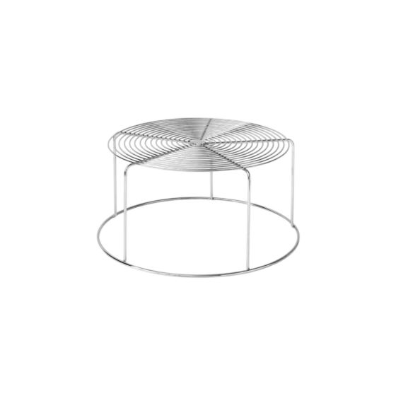 Wire Coffee Table VP17 Ø74 H36 CM - Stainless Steel