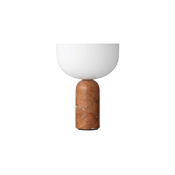 Kizu Portable Lamp - Breccia Pernice Marble / White Acrylic