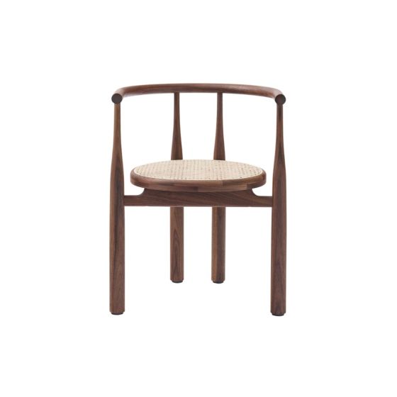 Bukowski Dining Chair - Walnut Legs / French Cane Seat