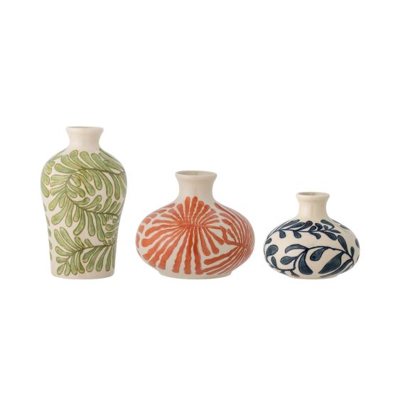 Fauni Vase - Green Stoneware