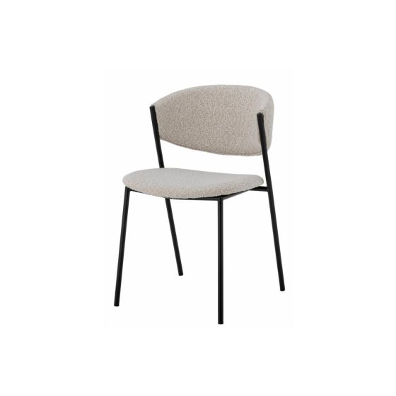 Marlo Dining Chair - White Polyester
