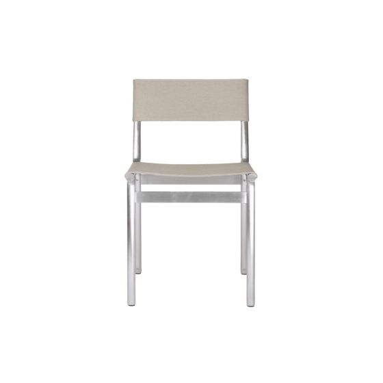 Union Chair - Aluminum / Sandstone Linen
