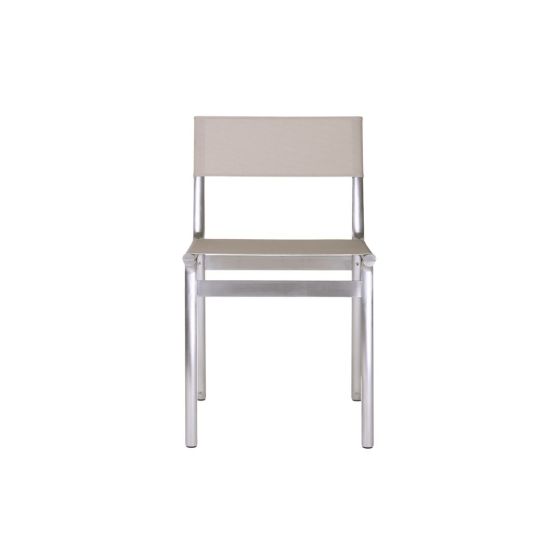 Union Outdoor Chair - Aluminum / Sandstone Mesh