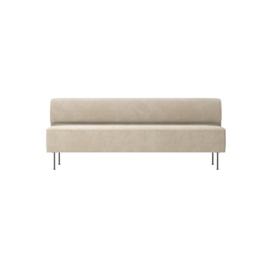 Eave Dining 200, Black Steel Legs, Upholstered Moss 0018