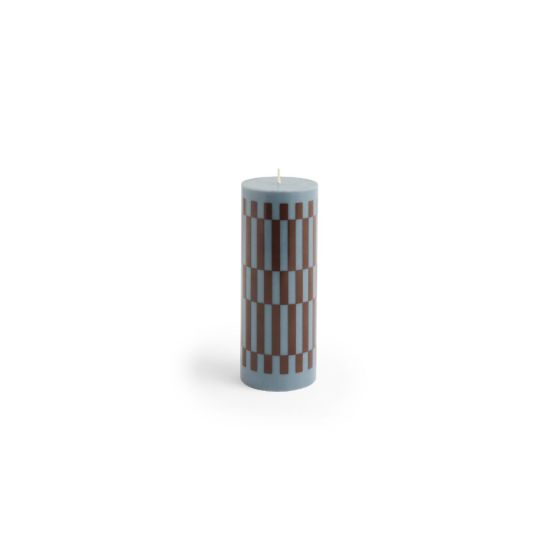 Column Candle-Medium-Anthrachite and bordeaux