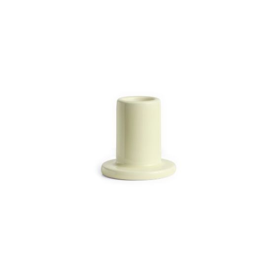 Tube Candleholder-Small-Lime white
