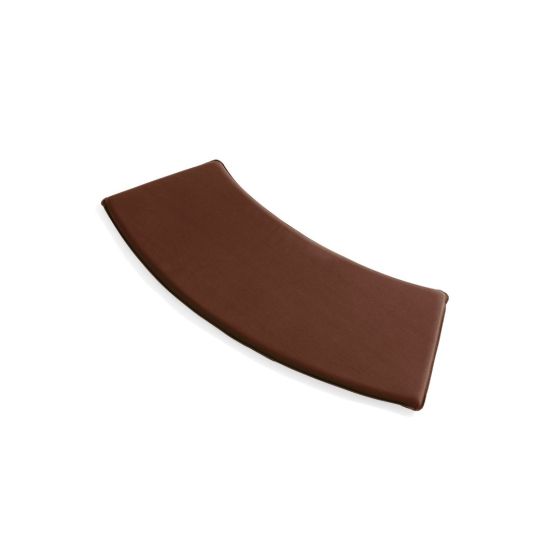Seat Cushion for Palissade Outdoor Park Dining Bench In - Iron Red Textile