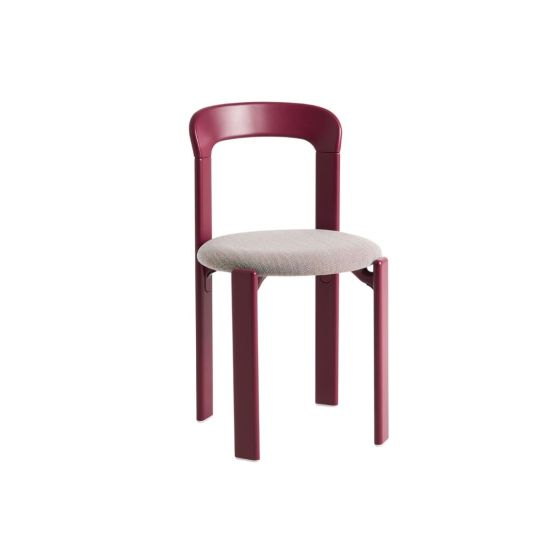 Rey Dining Chair - Grape Red/Upholstery (Steelcut Trio 416)