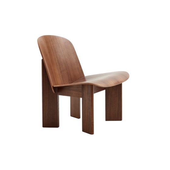 Chisel Lounge Chair - Lacquered Walnut