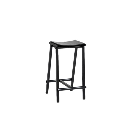 Taburete 8 Bar stool Low H65 - Black