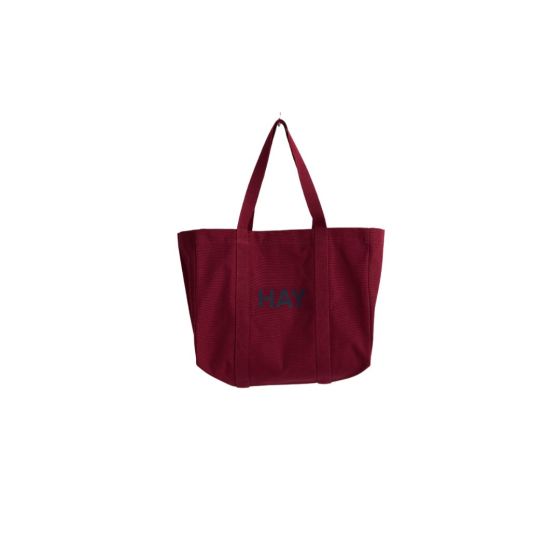 Shopper Bag-Medium-Burgundy