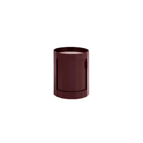 Facet Cabinet incl. feet and castors Low - Burgundy