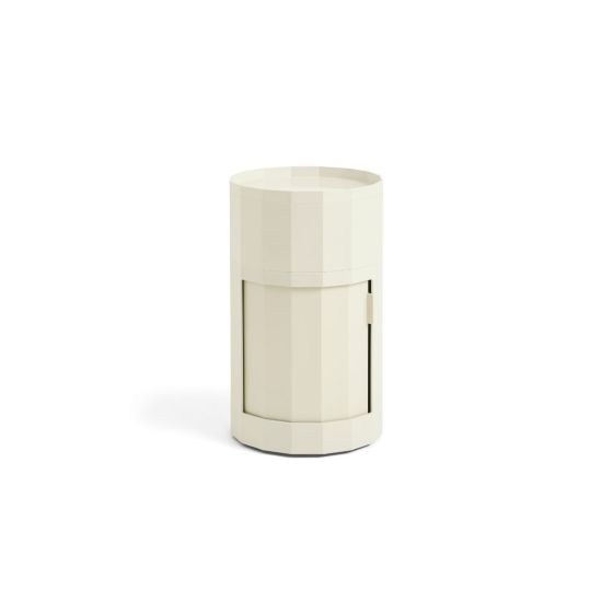 Facet Cabinet incl. feet and castors High - Eggshell