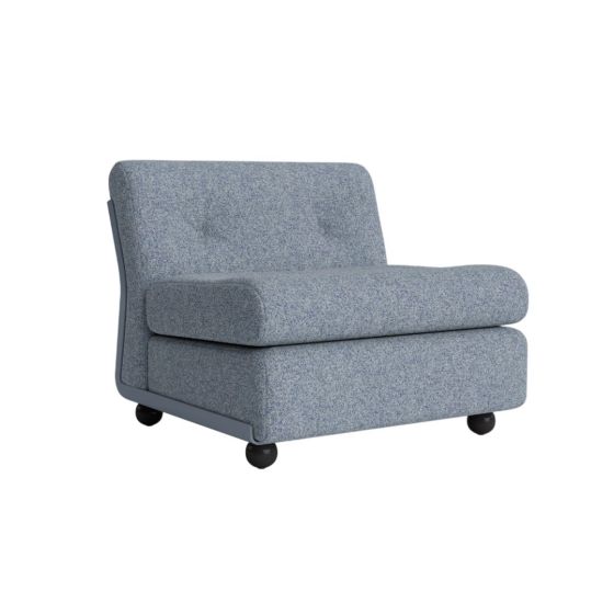 Amanta 1 seater Frost blue shell-Upholstery-Vanir-733