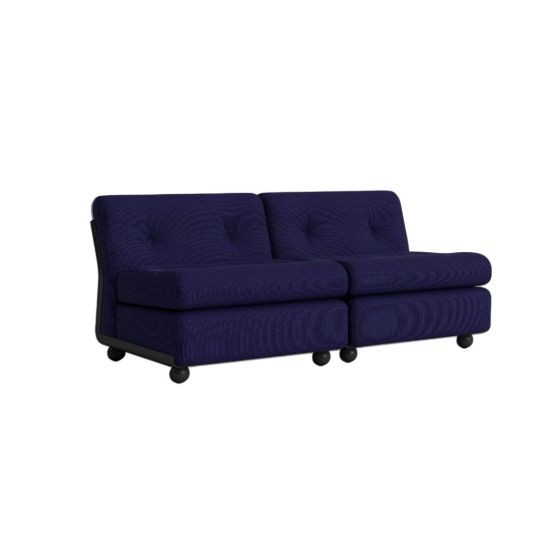 Amanta 2 seater Anthracite shell-Upholstery-Yuma-1477