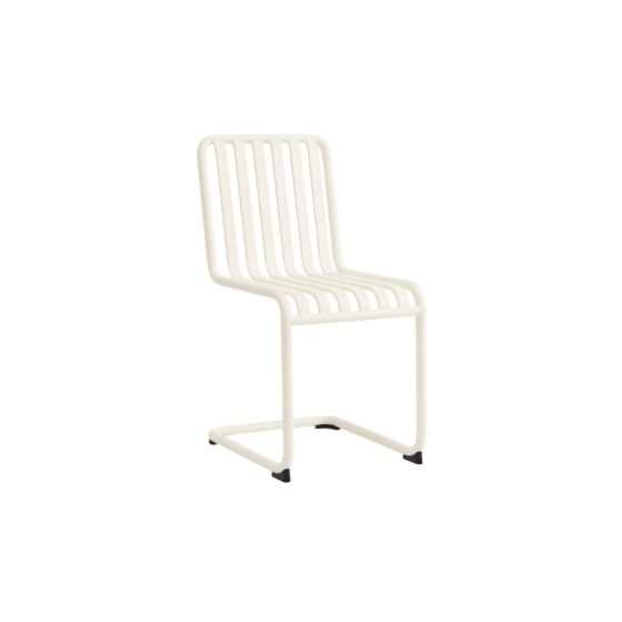 Palissade Cantilever Chair - Cream White