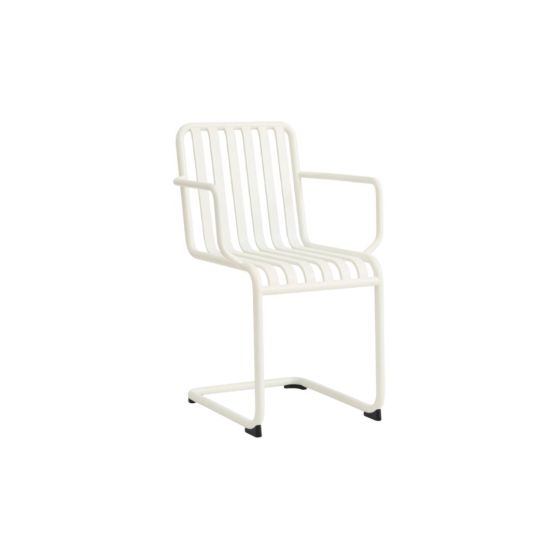 Palissade Cantilever Armchair - Cream White