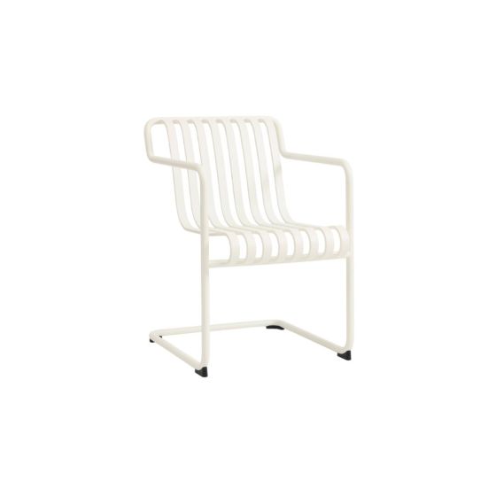 Palissade Cantilever Dining Armchair - Cream White