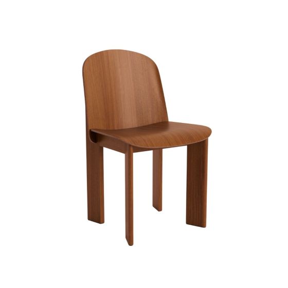 Chisel 65 Dining Chair - Lacquered Walnut