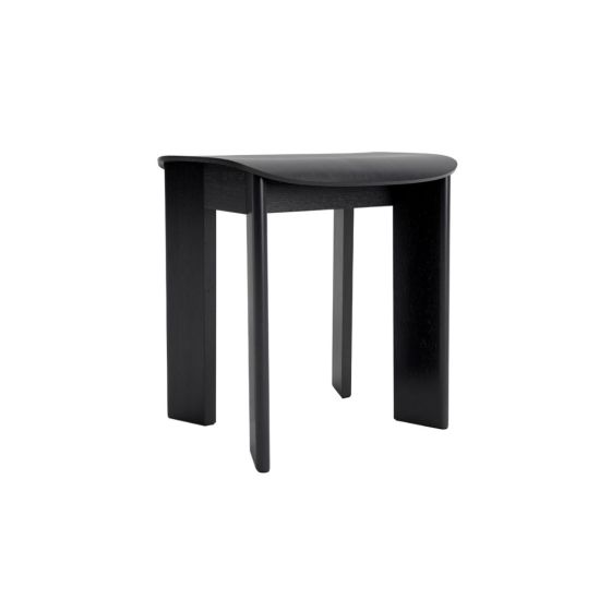 Chisel 10 Stool - Black Lacquered Oak