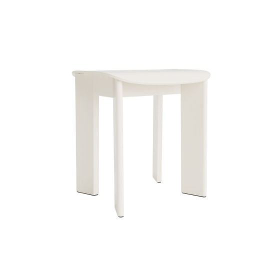 Chisel 10 Stool - Cream White Lacquered Beech
