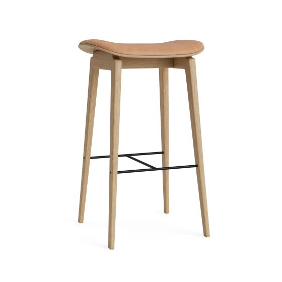 NY11 Bar Stool - Natural Oak/Sensen Leather/Dunes Camel 21004
