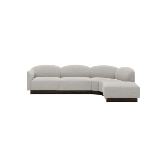 Shore Modular Sofa Configuration 6 - Upholstery Ruskin 10 Quill