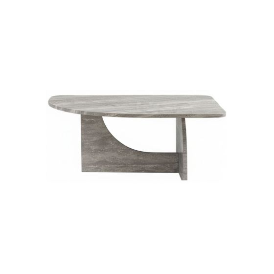 Travertine Marble Coffee Table - Grey