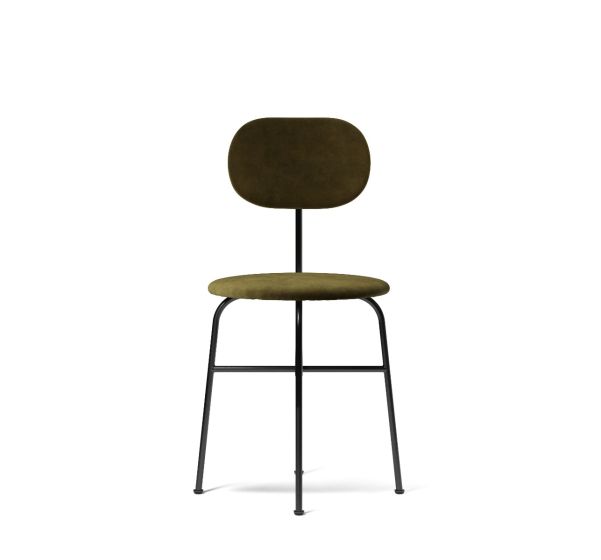 Afteroom Plus Dining Chair - Black Steel/Upholstery (Champion 035 (Green), JAB)