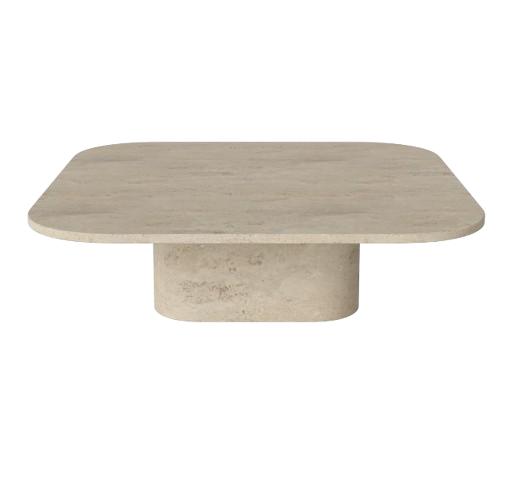 Eida Coffee Table 100 x 100 - Sand Travertine