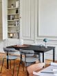 Drip Dining Table HW58 - Nano laminate Cacao Orinoco 0749/Grey Brown 71038