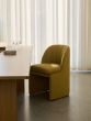 Catch Armchair JH15 Black tube base Felt gliders - Canvas