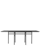 Snaregade L200 Dining Table Rectangular - Black Base/Black Oak