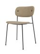 Co Dining Chair Fully Upholstered - Black/Upholstery Audo Boucle 02
