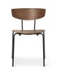Herman Dining Chair - Black Legs/Walnut