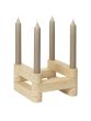 Newel Modular Candle Holder Set - Travertine