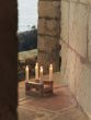 Newel Modular Candle Holder Set - Travertine