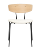 Herman Dining Boucle - Wh. Oak/Off-White