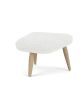 Oda Ottoman - Natural Oak/Upholstery (Hallingdal 65 0110)